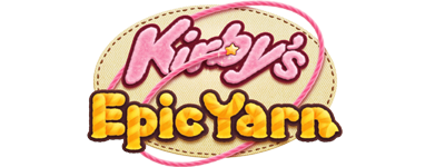 Kirby's Epic Yarn logo for Wii